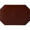 Ekena Millwork Felix Ceiling Medallion, Hand-Painted Brushed Mahogany, 25 1/4"W x 17 1/4"H x 1 3/4"P CM25FEBMF - alternate 1
